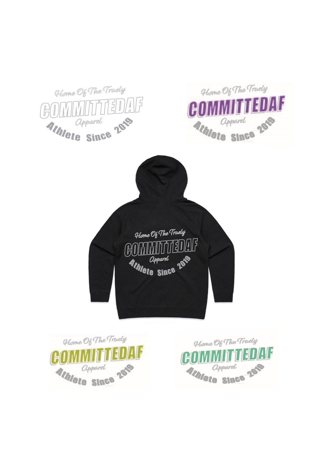 Womens - Hoodies: Home Of the Truely design