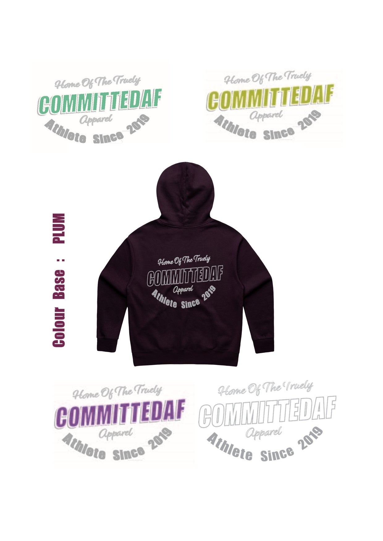 Womens - Hoodies: Home Of the Truely design