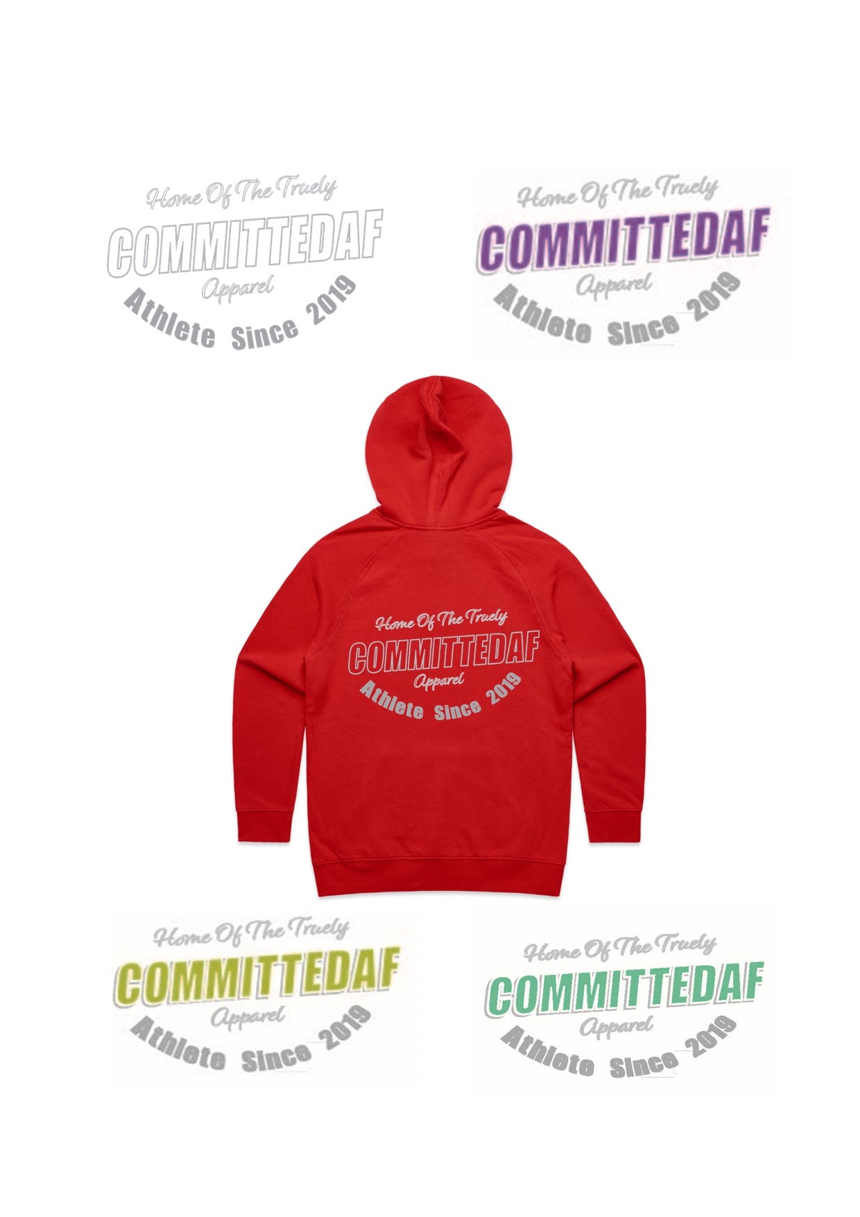 Womens - Hoodies: Home Of the Truely design