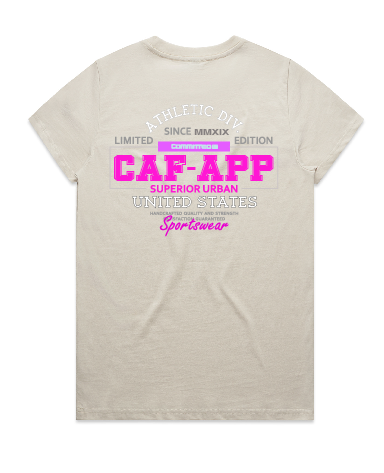 WOMENS - CAF - APP Athletics Div LTD tee