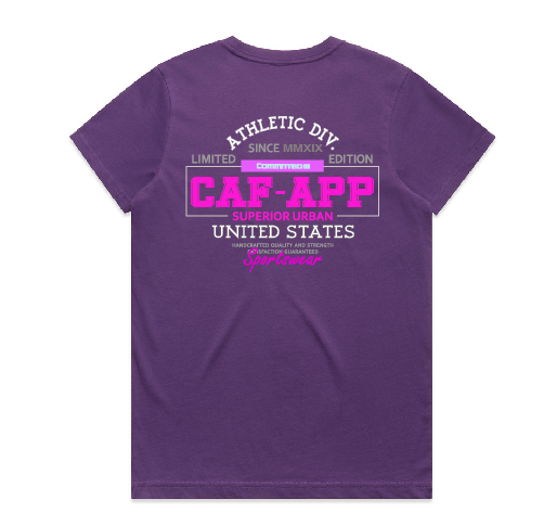 WOMENS - CAF - APP Athletics Div LTD tee
