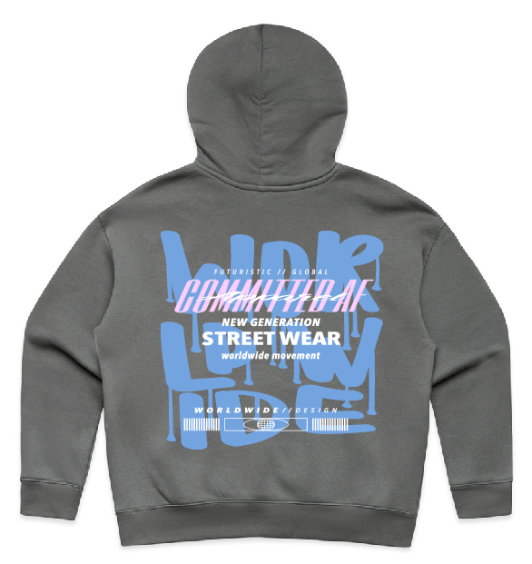 WOMENS - WORLDWIDE PAINT DESIGN - Baby Blue Print