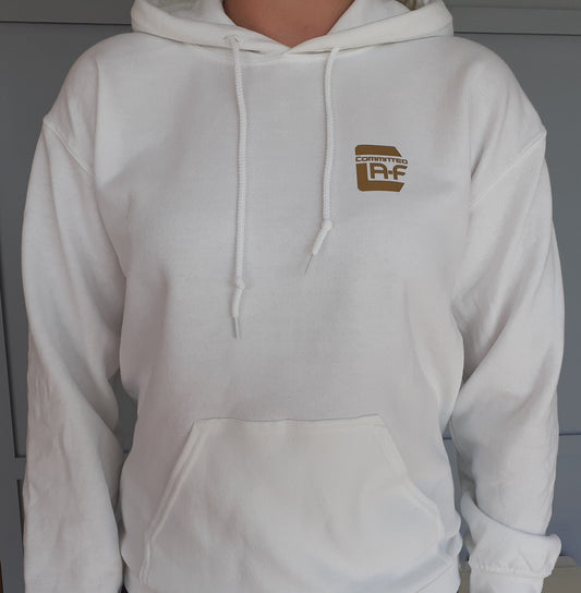 PULLOVER Hoodie White/Gold