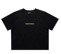 CROP TEES - CAF banner print
