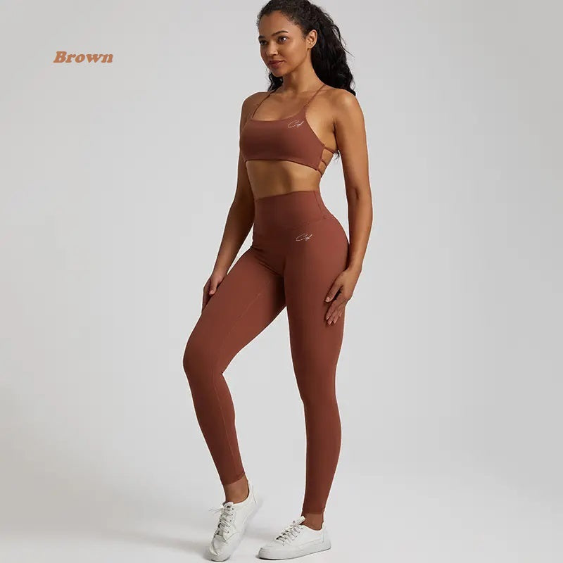 WOMENS - Criss Cross open Back sports sets