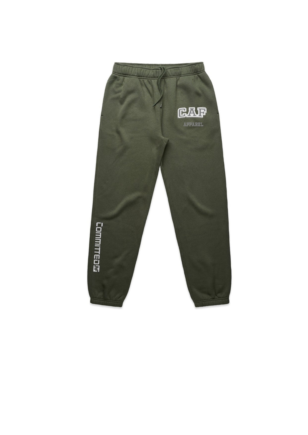 Mens - Track pants - BONE with Tan Print