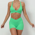 Womens - V Taper shorts and Bra top
