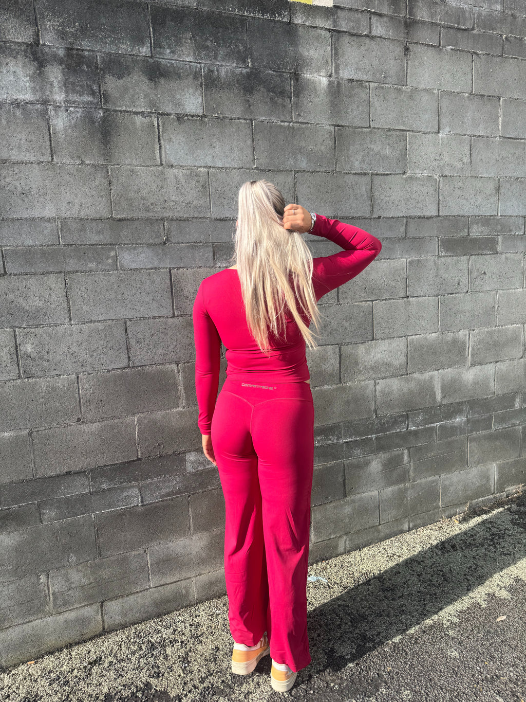 The Signature Low Rise Straight Leg Pants