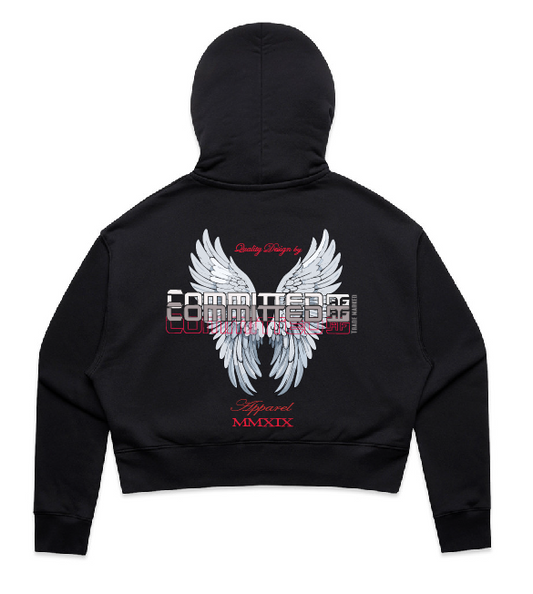 ANGEL WINGS - Cropped Hoodies