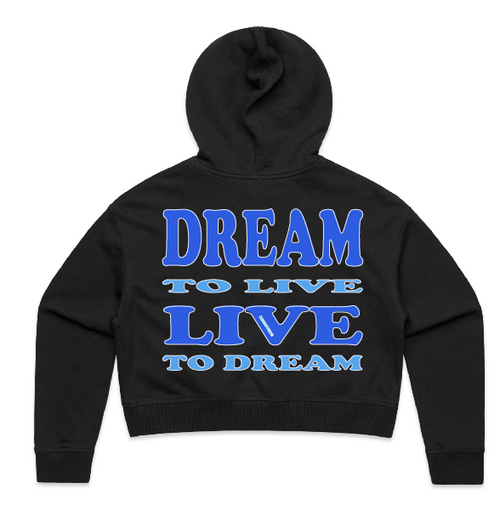 DREAM TO LIVE - LIVE TO DREAM - BLUE design