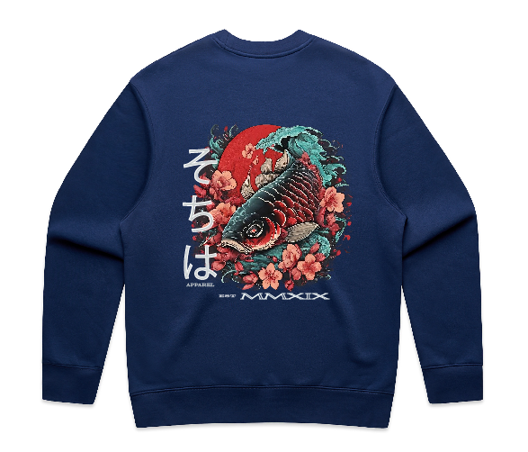 Crew Men - KOI FISH