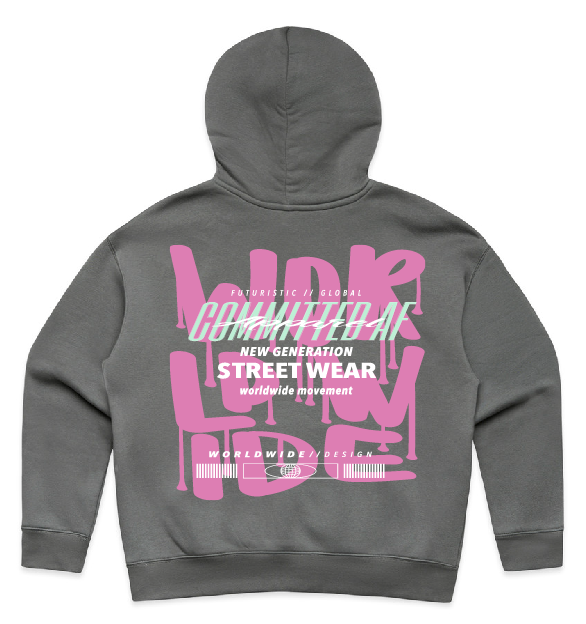 WOMENS - WORLDWIDE PAINT DESIGN - PINK Print