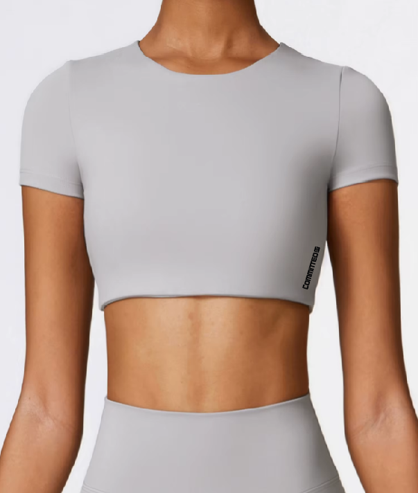 Women's - Short sleeve crop tees