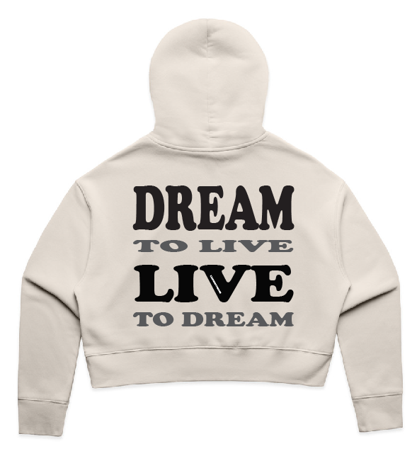 DREAM TO LIVE - LIVE TO DREAM - BLACK