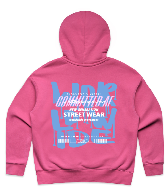 WOMENS - WORLDWIDE PAINT DESIGN - Baby Blue Print