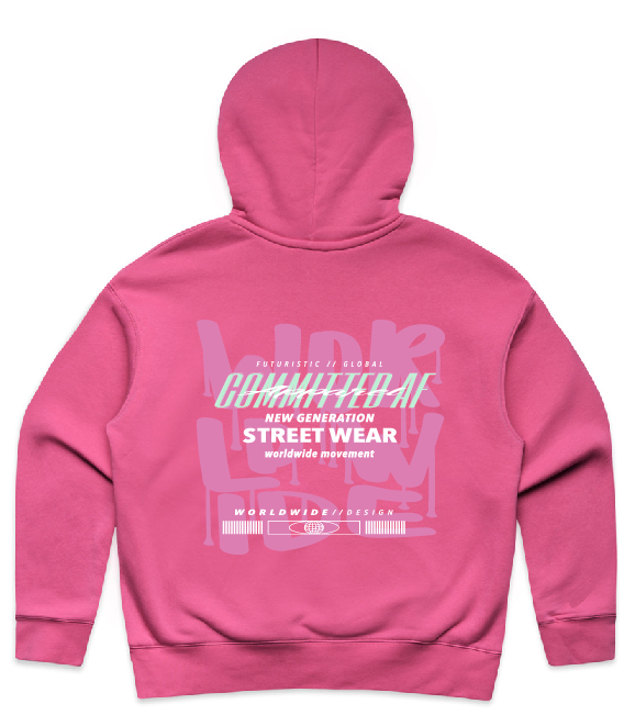 WOMENS - WORLDWIDE PAINT DESIGN - PINK Print