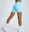WOMENS- 3 inch seamless shorts BABY BLUE