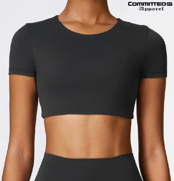 Women's - Short sleeve crop tees