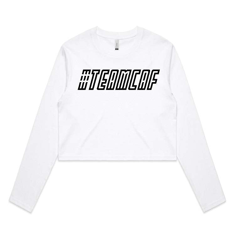 WOMENS - Longsleeve Crop TEAMCAF