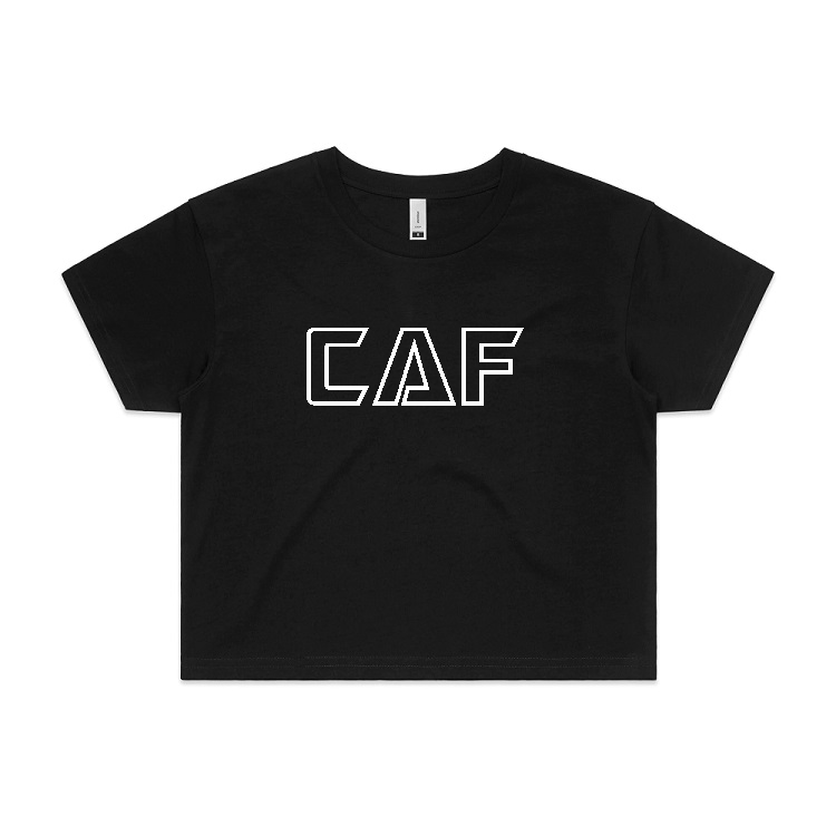 Womens Crop Tee | WHITE CAF