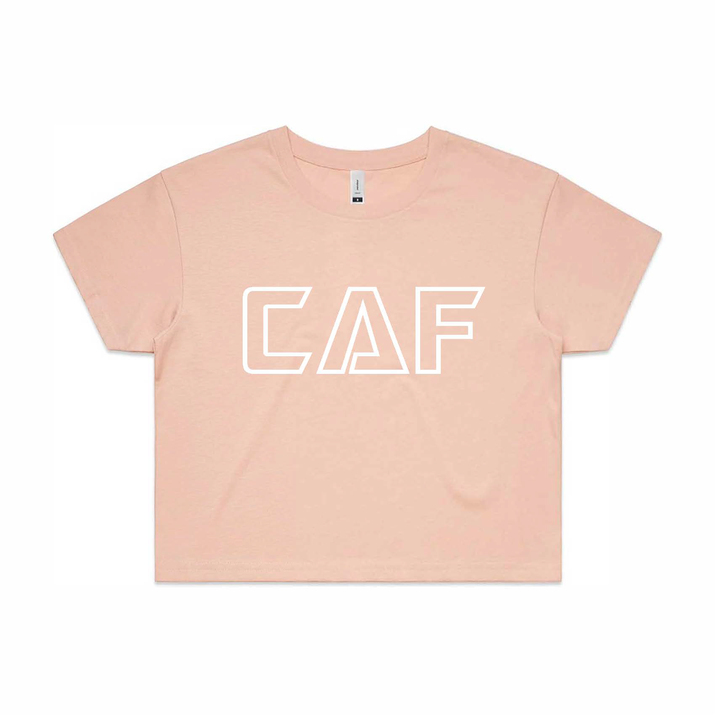 Womens Crop Tee | WHITE CAF