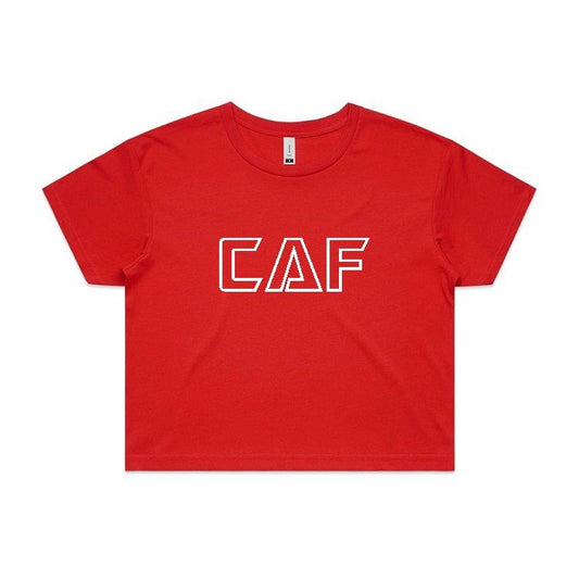 Womens Crop Tee | WHITE CAF