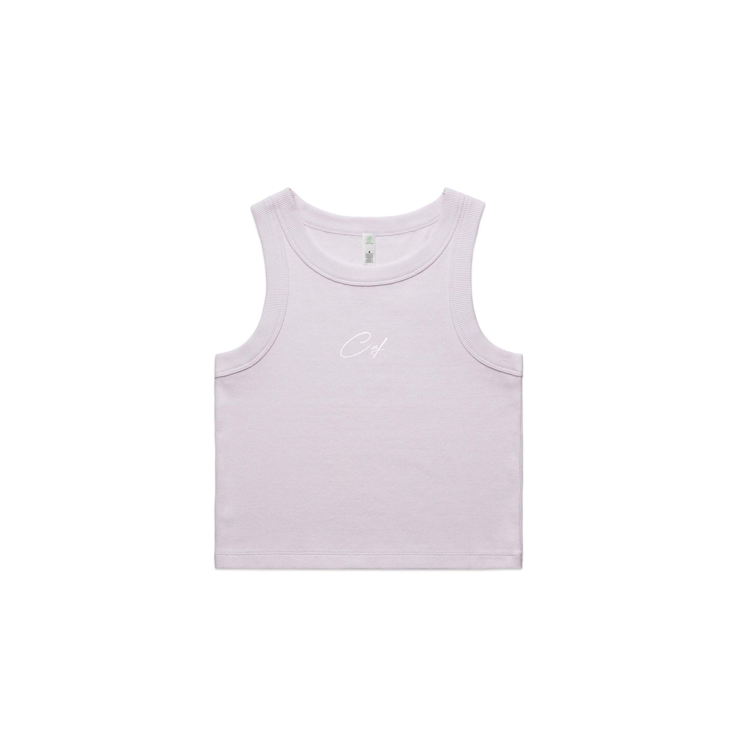 WOMENS- Ribbed crop singlet