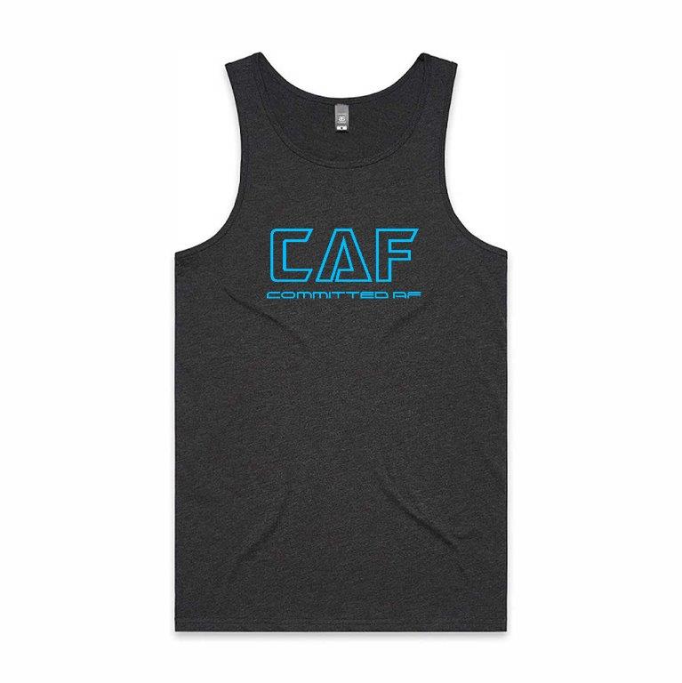 Lowdown Singlet | ASPHALT MARLE/BLUE