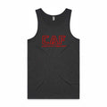 Lowdown Singlet | ASPHALT MARLE/RED