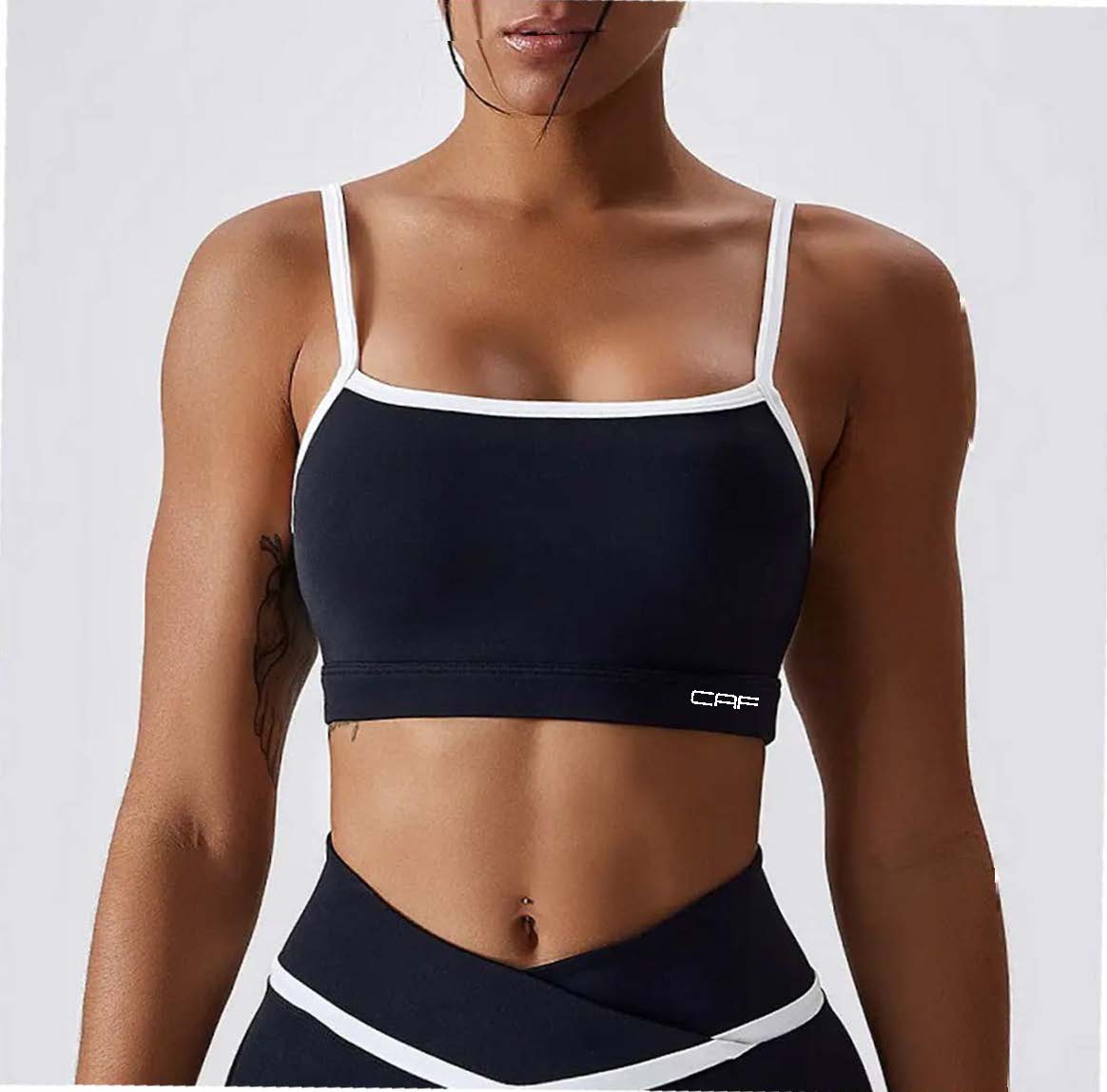 WOMENS- Pin Stripe Sports Bra