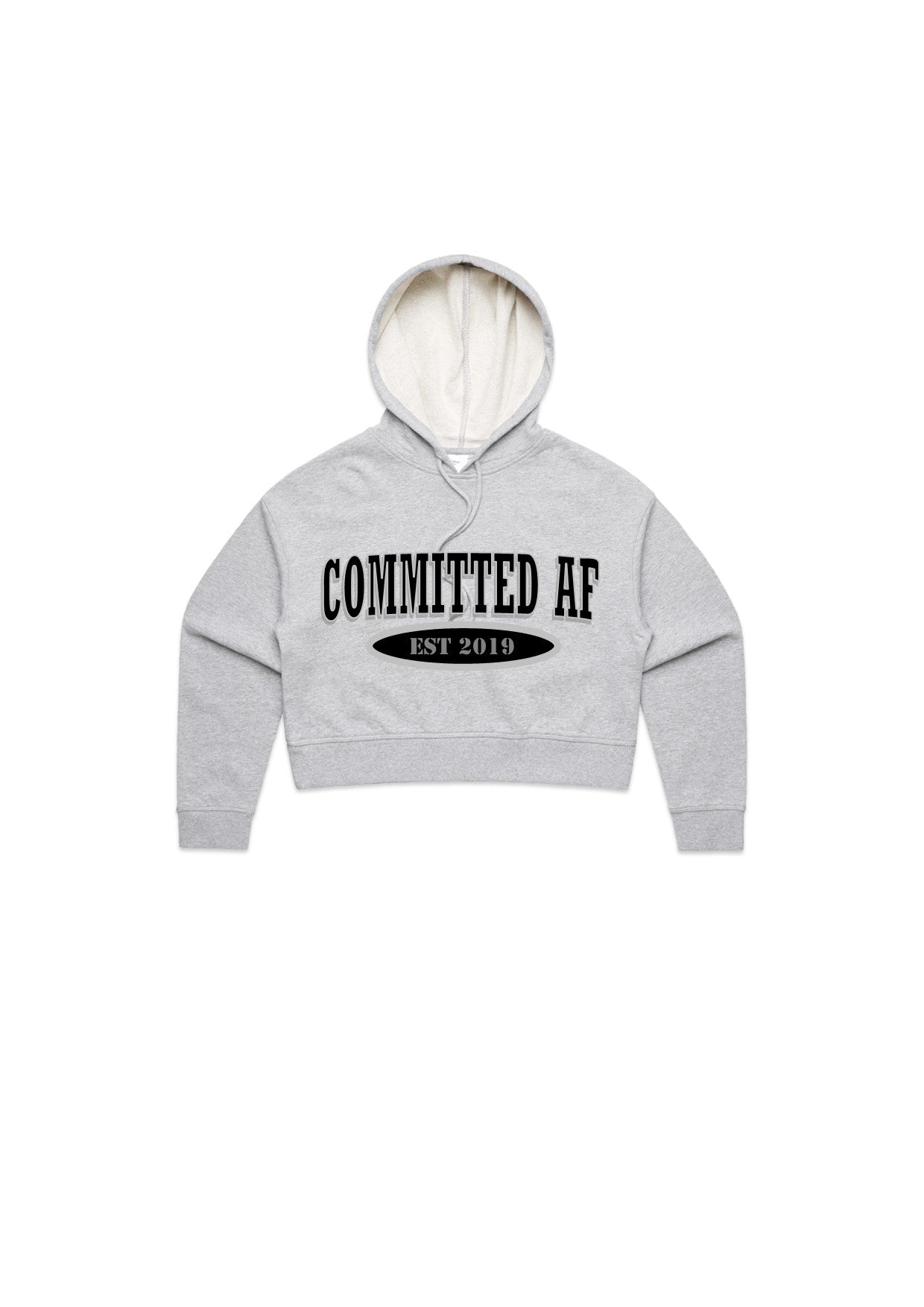 WOMENS - crop hoodies FOOTBALL