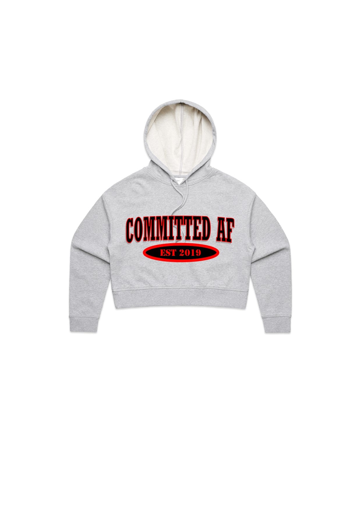 WOMENS - crop hoodies FOOTBALL