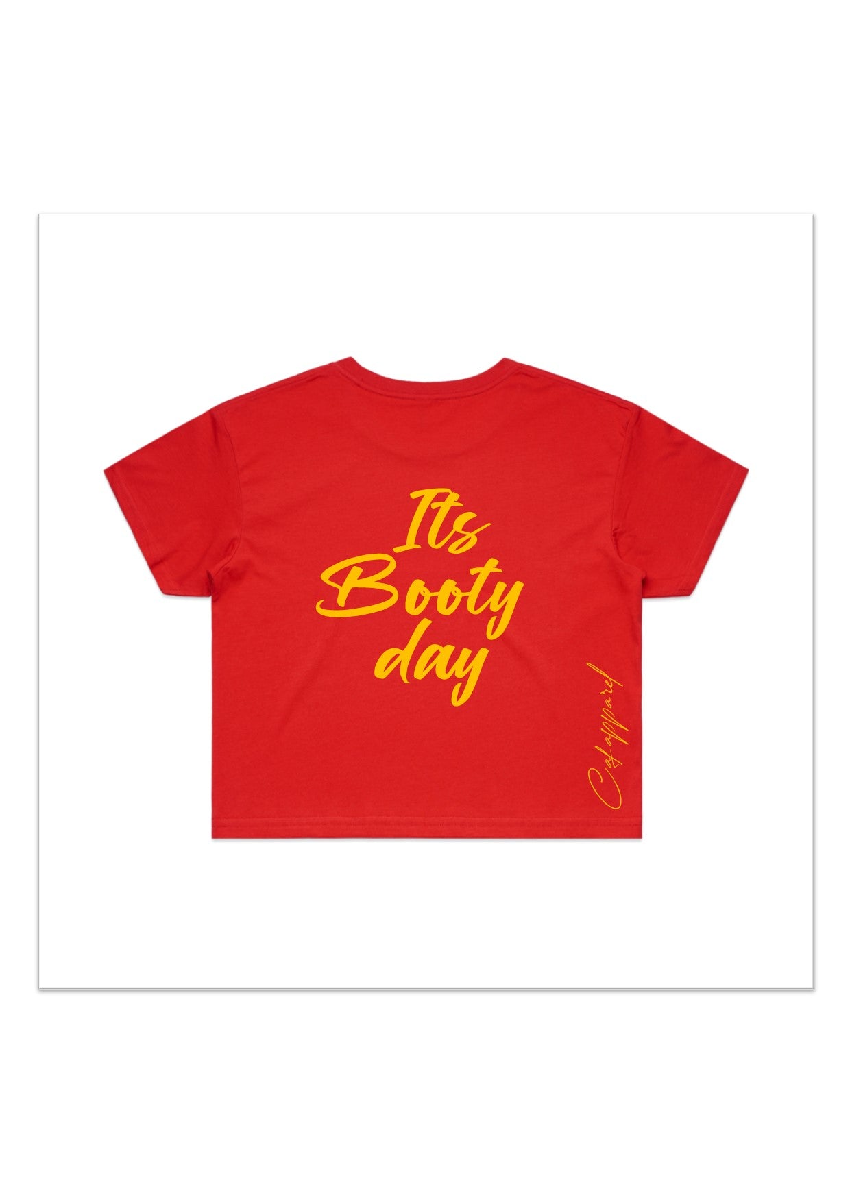 WOMENS - Its BOOTY Day - Crop tee