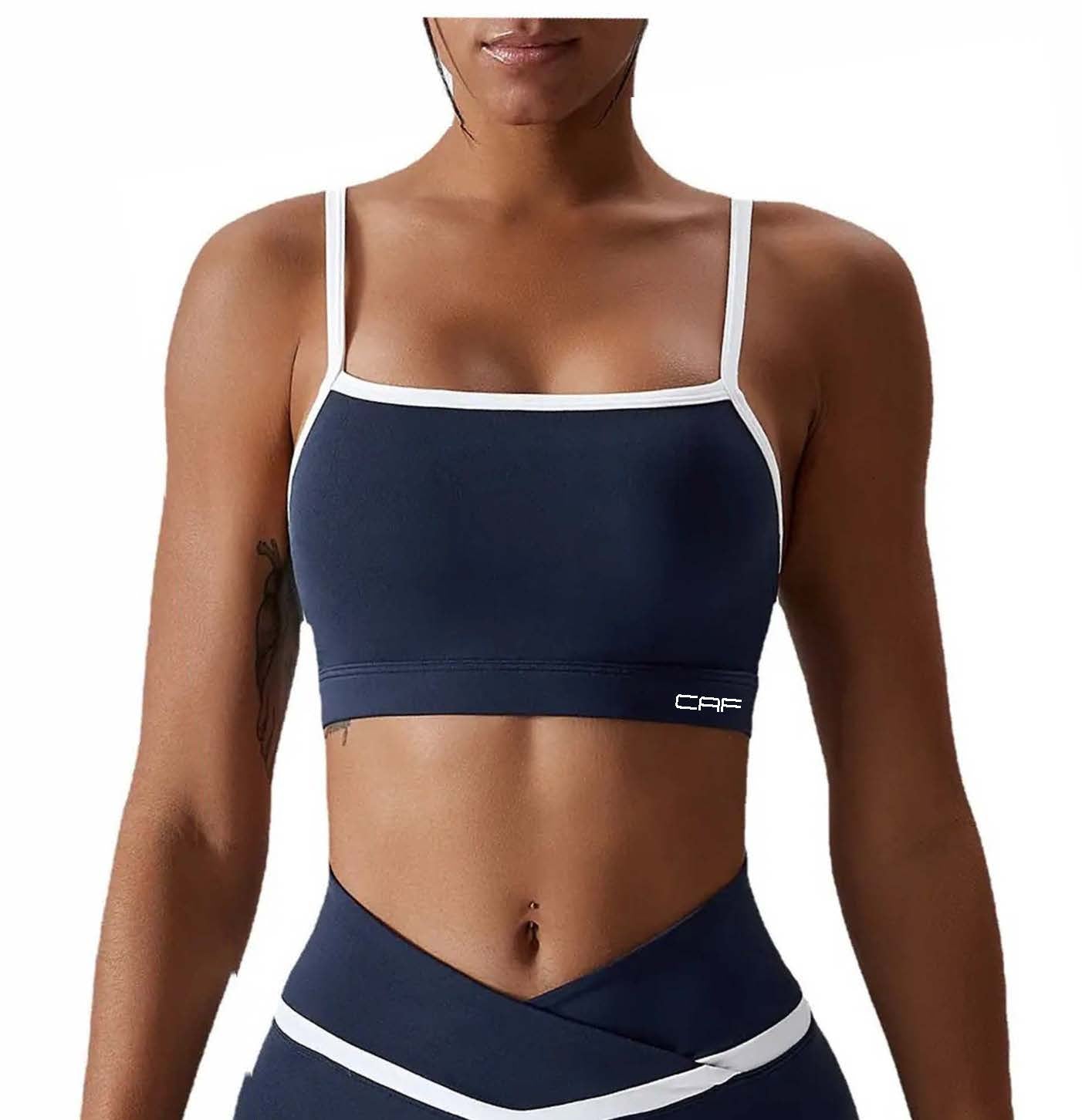 WOMENS- Pin Stripe Sports Bra