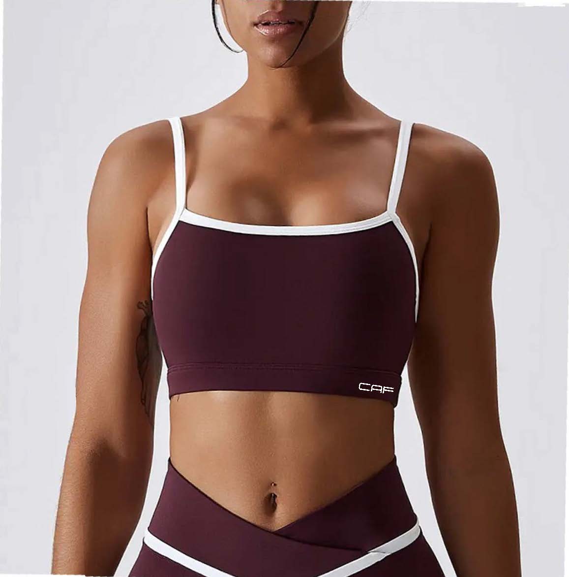 WOMENS- Pin Stripe Sports Bra